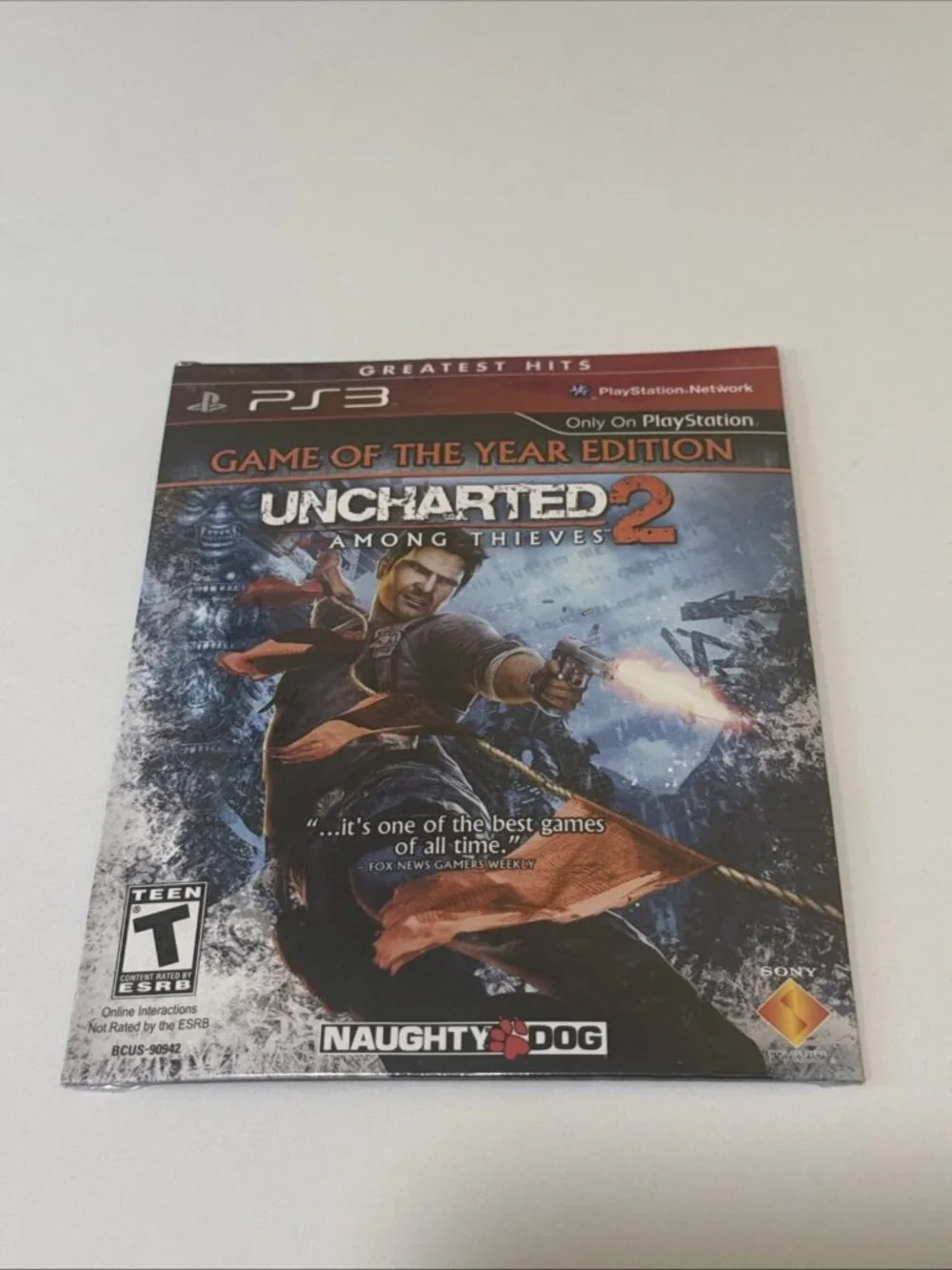 Uncharted 2: Among Thieves PS3 Brand New & Factory Sealed! Cardboard Sleeve Case